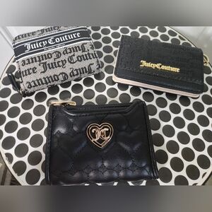 Juicy Couture Wallet Card Case Set